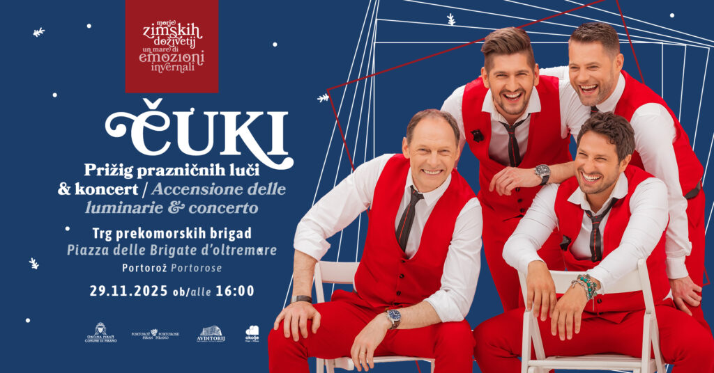 Portorož prvi v Istri prižiga praznične luči