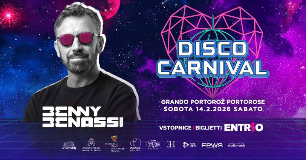Disco carnival 2026: Benny Benassi prihaja v Portorož!