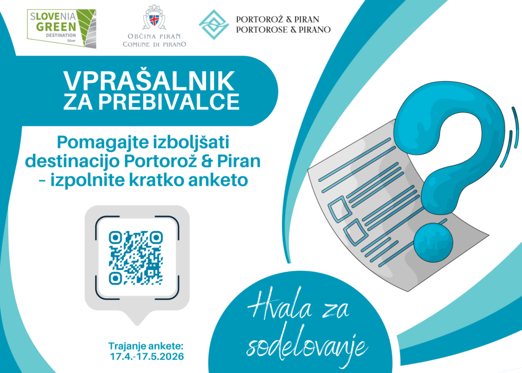 Prebivalce vabimo k sodelovanju v anketi o razvoju turizma