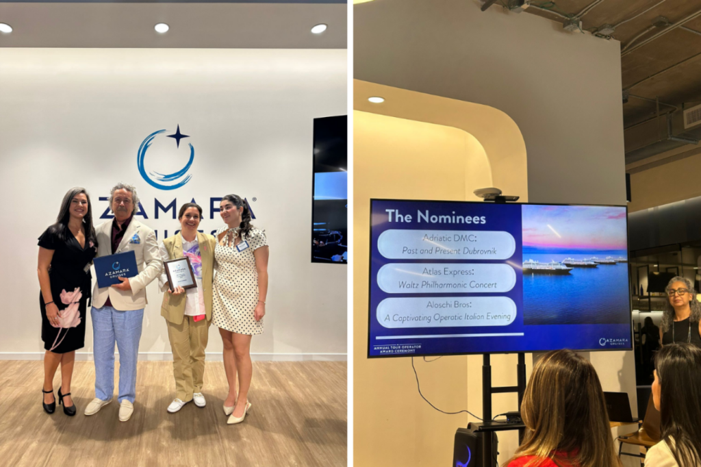 Atlas Express prejel mednarodno nagrado za najboljši dogodek na krovu križarke Azamara