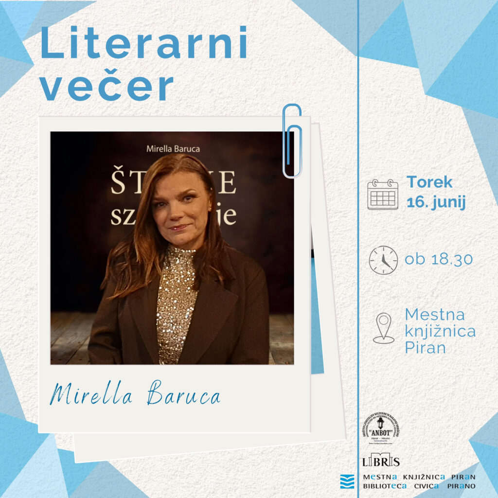 Literarni večer: Štorje sz škrinje, Mirella Baruca