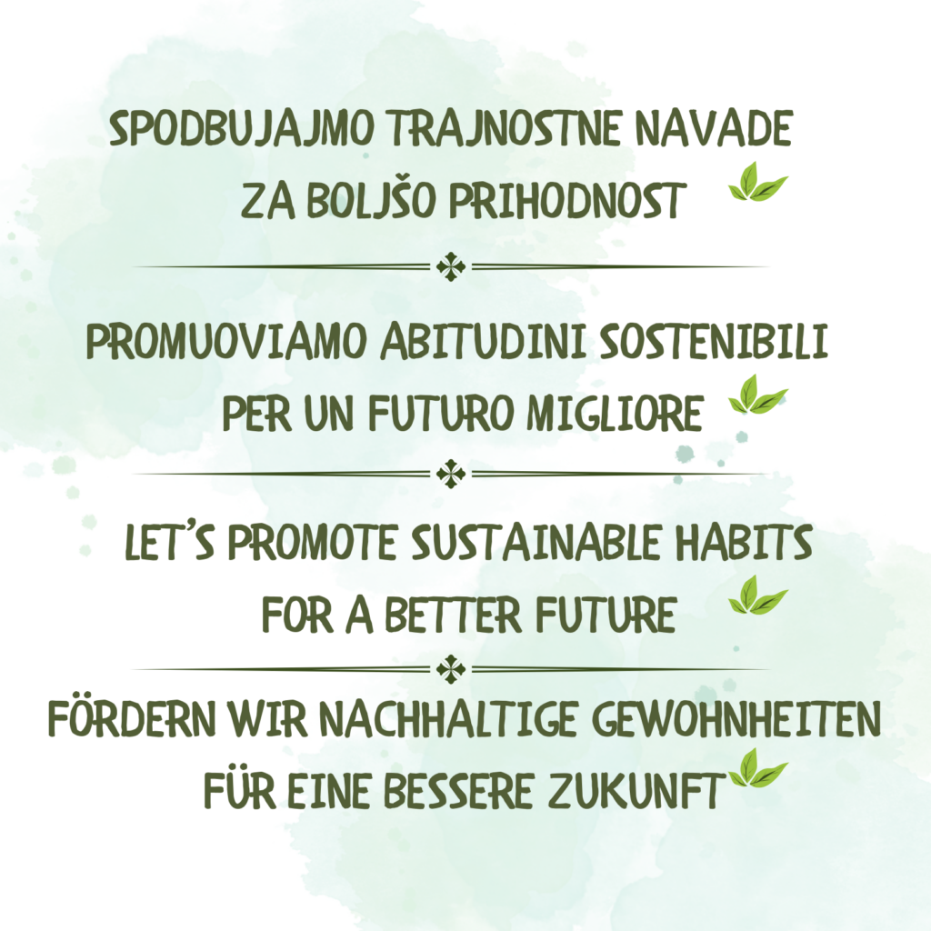 Vsaka trajnostna izbira šteje: skupaj za bolj zeleno prihodnost