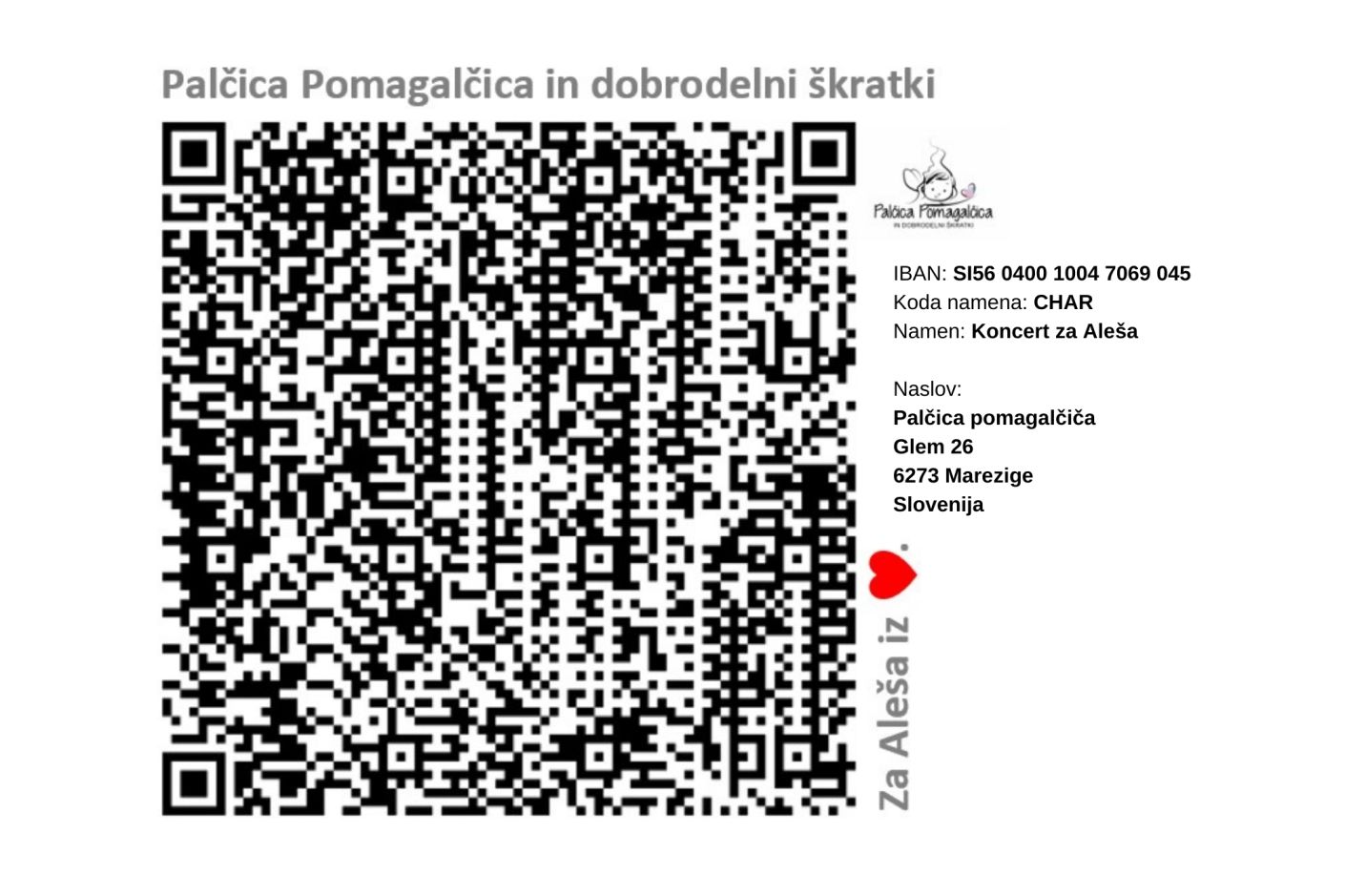 donacija za Aleša