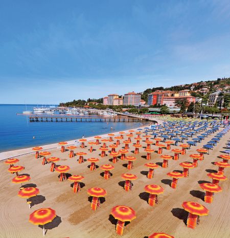 Zentralstrand Portorož (Ubald Trnkoczy)