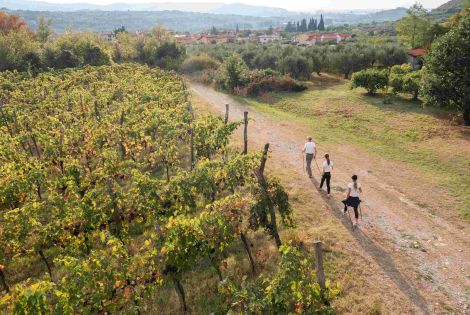 Aktive Schritte von Koper – für Nordic-Walking-Liebhaber