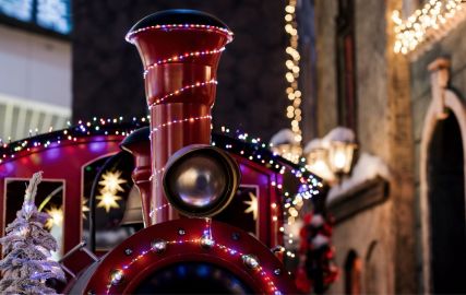 The Sea of Winter Adventures: Festive train