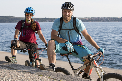 Cycling without efforts.