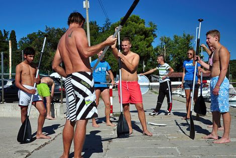 Halo SUP course