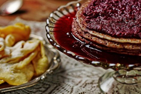 Hroštole and Refosco pancakes