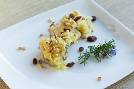 Marinated shark