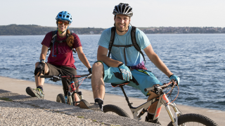 Cycling without efforts.