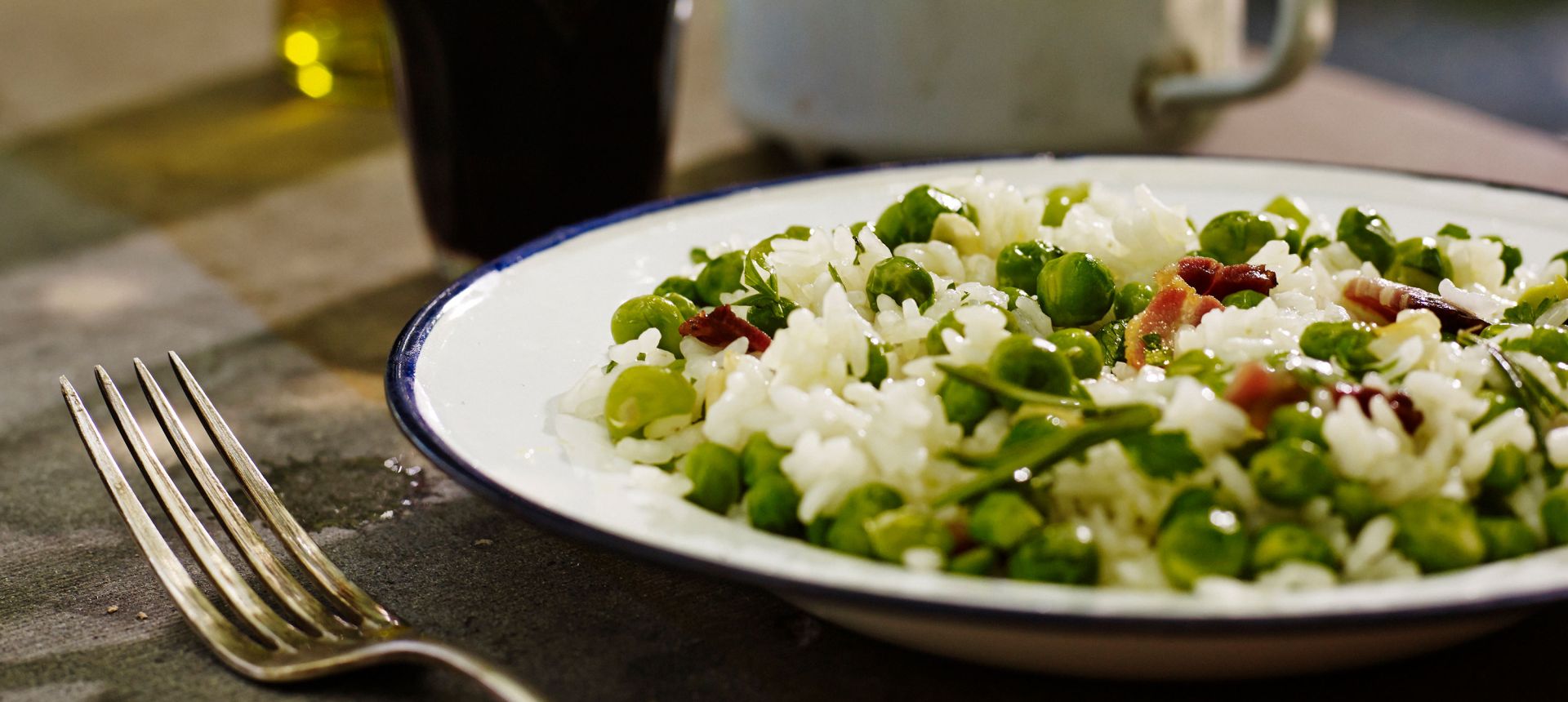 Riži-biži (rice and peas)