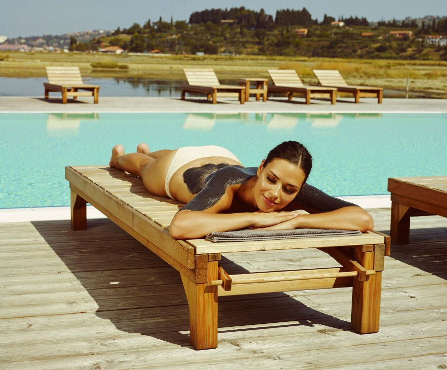 Relaxing in the salt pans