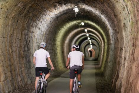 In bici