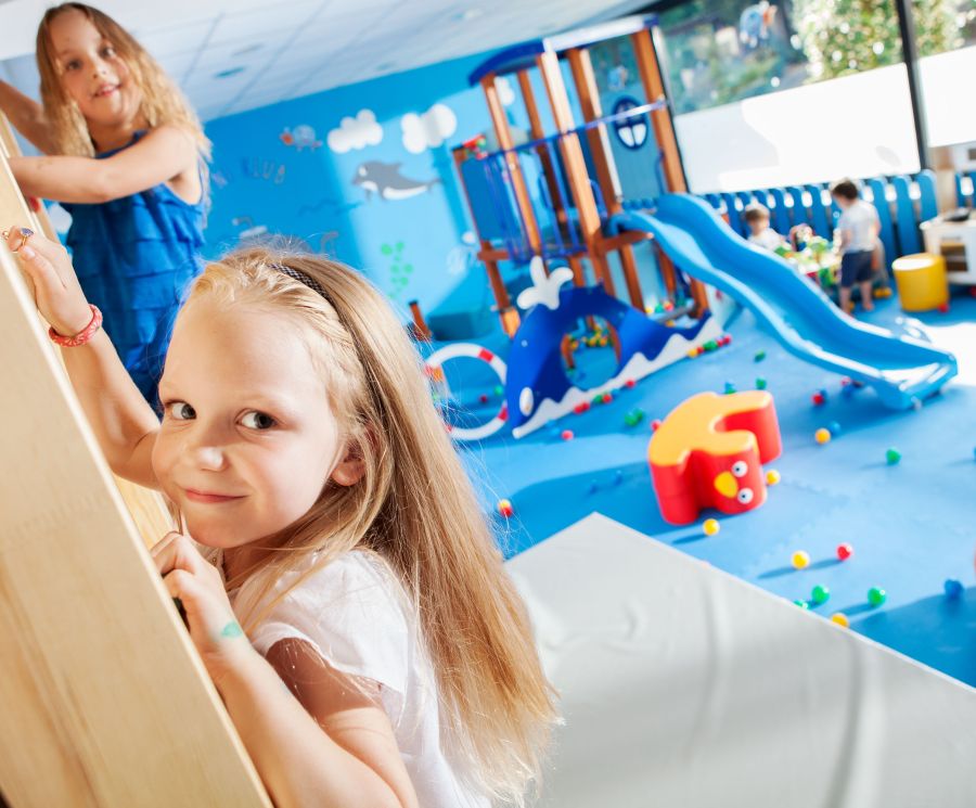 Sala giochi dell'Hotel Neptun