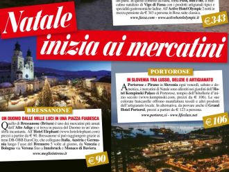Natale inizia ai mercatini