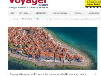 Il mare d’inverno di Pirano e Portorose, una bella meta adriatica vicina ai confini giuliani